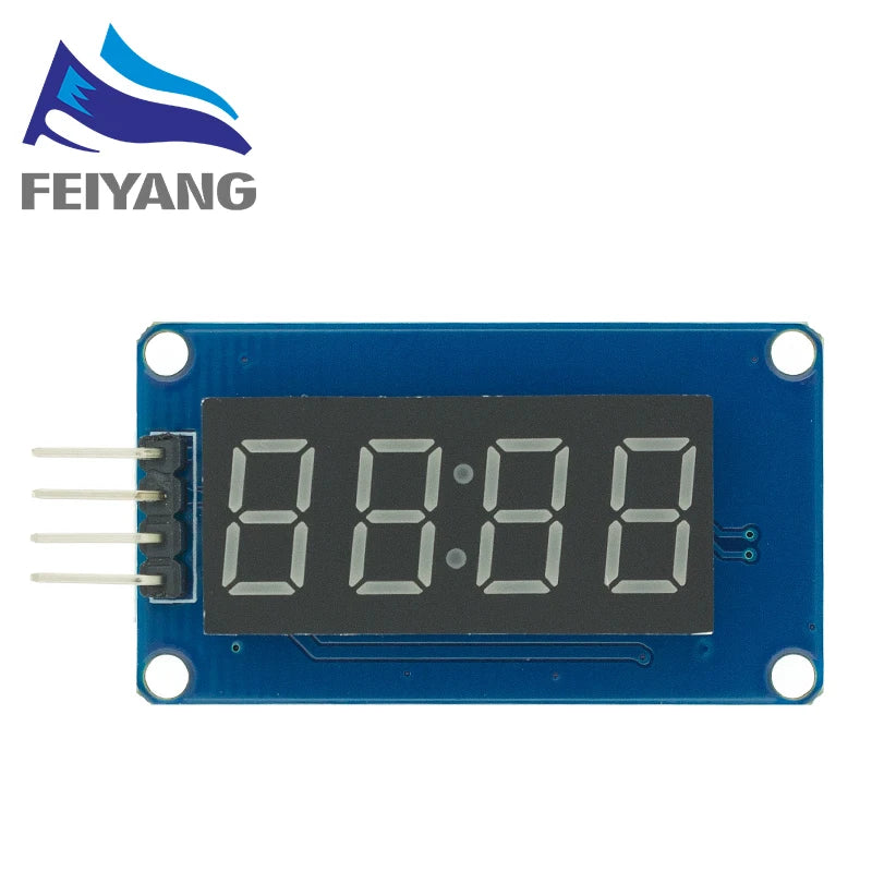 TM1637 4 Bits/TM1638/MAX7219 8 bit Digital LED Display Module 7 Segment 0.36Inch Clock RED Anode Tube Four Serial Driver