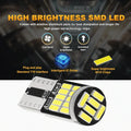 10Pcs T10 W5W 194 501 Led Canbus No Error Car Interior Light T10 26 SMD 4014 Chip Pure White Instrument Lights Bulb Signal Lamp