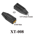 XT60 to EC5 Type C Adapter DC 5.5X2.5 5.5X2.1 7.4X5.0 7.9X5.0mm to XT60 Connector Model Airplane Battery Charger Plug Converter