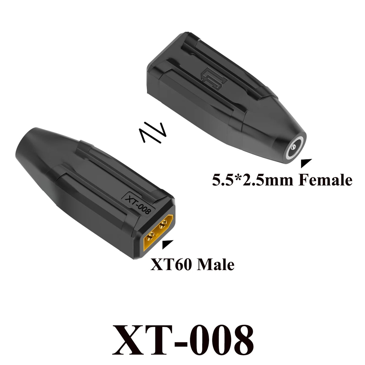 XT60 to EC5 Type C Adapter DC 5.5X2.5 5.5X2.1 7.4X5.0 7.9X5.0mm to XT60 Connector Model Airplane Battery Charger Plug Converter