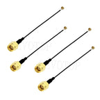 10PCS RF1.13 Cable Connector SMA Male/Female to u.FL/IPX-1 Male Plug WIFI Antenna Jumper RG113 Pigtail for Electronics