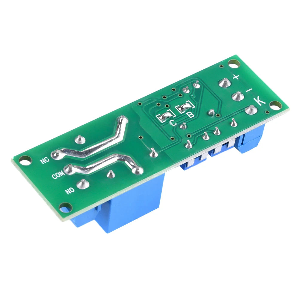 DC 5V 12V 24V Dual Relay Module Adjustable Time 0-100 Second 0-15 Minute 2 Speed Adjustable Trigger Control Relay Module Switch