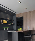 Square Embedded Downlight Dimmable Ceiling Tuya Bluetooth/Zigbee Matter Smart Lamp Lighting AC85V-260V Indoor Lighting
