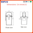 YHDC SCT010T-D Input 5A/10A/20A/30A/50A Output 1V/3V/5V DC Accuracy 1% Split Core Current Transformer