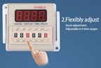 DH48S-S Time Delay Relay Switch DC24V 12V 0.1S-99H Digital LED Programmable With Base Timer Relay SPDT AC220V With Transformer