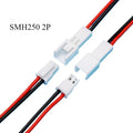 10/30pairs SMH250-2P SMP250 2 Pin 26AWG Male Female 10cm 20cm Wire Terminal Connector Cable