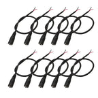 DC 3.5mm X 1.35mm Male Plug Female Jack DC Power Charging Cable Connector DC Power Wire Pigtail for CCTV Camera LED Strip Light