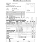 MMBT3904 1AM MMBT5401 2L NPN 50PCS MMBT5551 G1 MMBT3906 2A PNP SOT-23 Transistor (BJT)