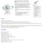 AC 220V-240V Human Body Infrared Sensor Switch 500-1200W LED Detector Smart Switches 3-200lux Adjustable Projection Light Sensor