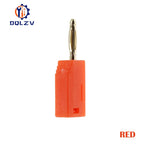 2MM Stackable Banana Plug Gold Plated Copper Mini Connector with 2mm Socket Jack Welded/soldered 30V/10A