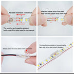 SMD Crystal Joint 2 3 4 5Pin LED Wire Connectors Solderless For 5mm 8mm 10mm Quick Terminal Block Strip Light Wire Connection