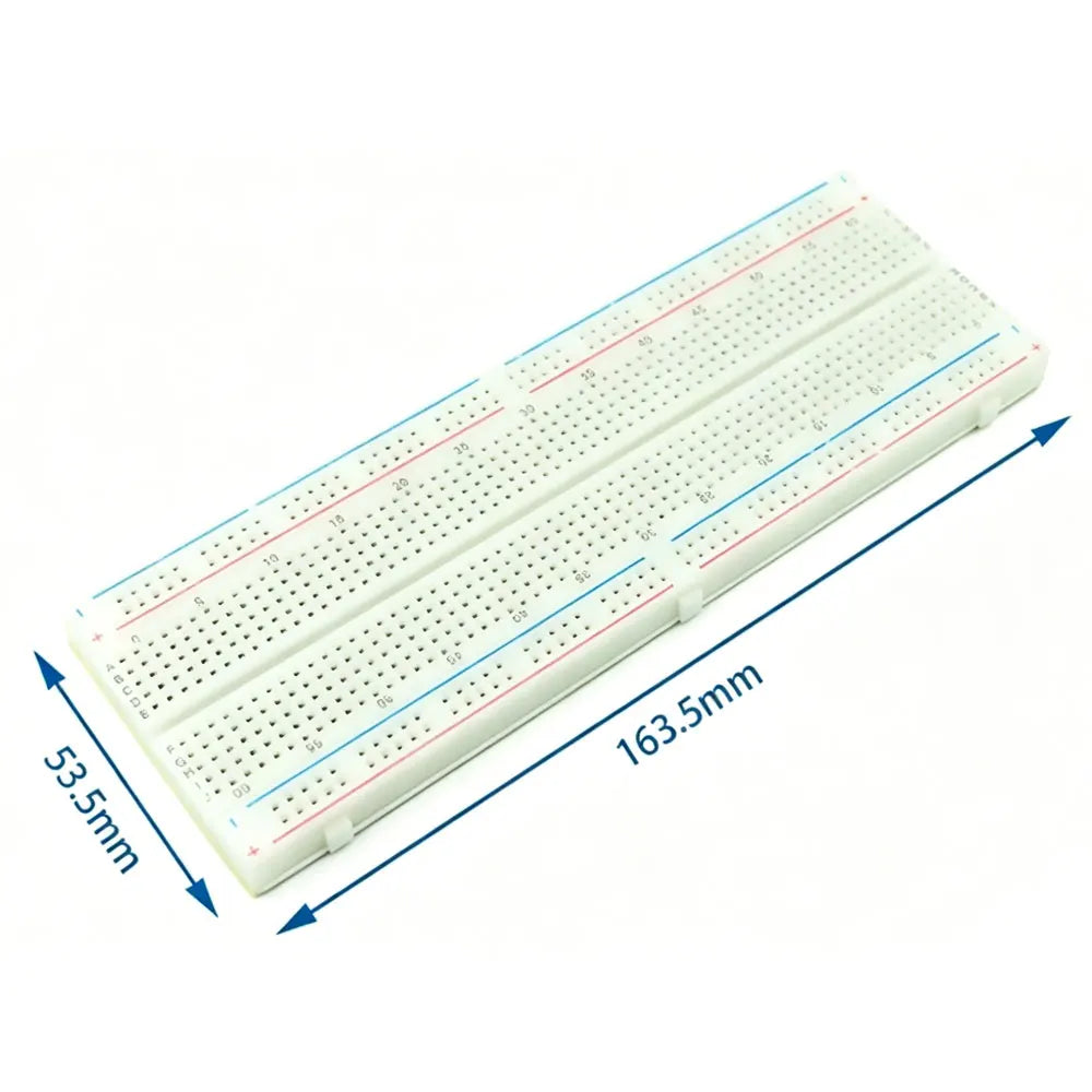 170 / 400 / 830 Tie Points Solderless Breadboard MB-102 BB-801 SYB-170 Prototype Universal PCB Jumper Dupont Test Bread Board