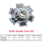 10-50PCS 2X3W Double Color IR LED Emitter Diode Deep Red 660nm+ Infrared IR 850nm 4pin LED Bead DIY For Therapy Light Beads