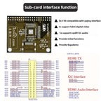 ADV7611 HDMI Input Sub-card Supports RGB YUV BT656 To Provide FPGA HDMI Input Engineering