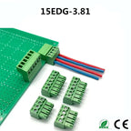 5Pair 15EDG KF2EDG 2.54mm 3.5mm 3.81mm 5.08mm PCB Screw Terminal Block 2-12Pin Male Plug Female Socket Pin Header Wire Connector