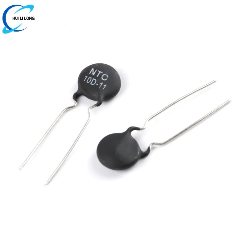 10/1pc NTC 10D NTC10D Thermistor 10D-5 10D-7 10D-9 10D-11 10D-13 10D-15 10D-20 Negative Temperature Coefficient Thermal Resistor