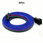 LED Extension Cable 22AWG Electric Wire 2Pin 3Pin 4Pin 5Pin Male Female JST Connector for WS2811 WS2812 WS2813 Strip