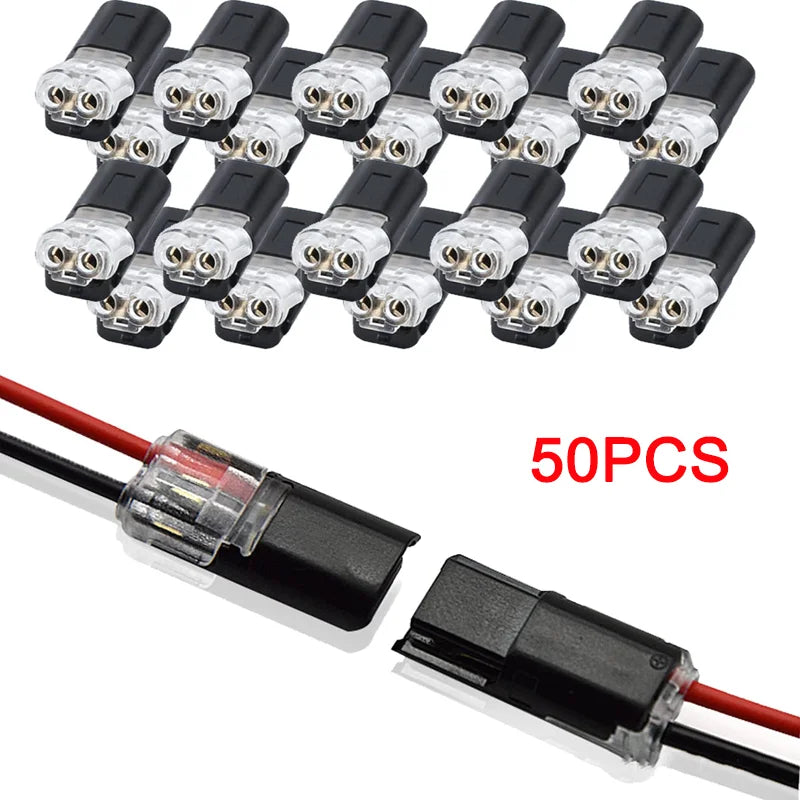 Waterproof Plug Wire Connector 2 Pin Way Cable Plug Car Electric Wire Snap Connectors Strip Terminal Connection Wholesale