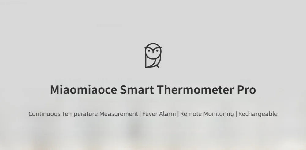 Miaomiaoce Digital Baby Smart Thermometer Clinical Thermometer High-precision Constant Monitor High Temperature Alarm