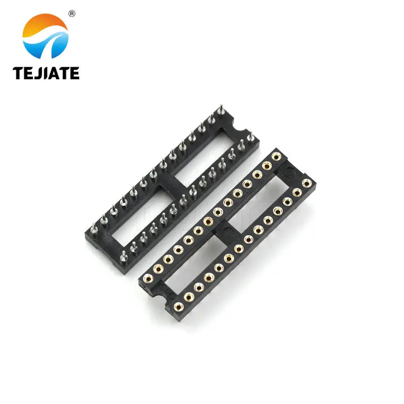 10PCS IC Sockets DIP6 DIP8 DIP14 DIP16 DIP18 DIP20 DIP24 DIP32 DIP28 DIP40 pins Connector DIP Socket 6 8 14 16 18 20 24 28 40Pin