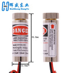 650nm 5mW Red Point / Line / Cross Laser Module Head Glass Lens Focusable Focus Adjustable Laser Diode Head Industrial Class