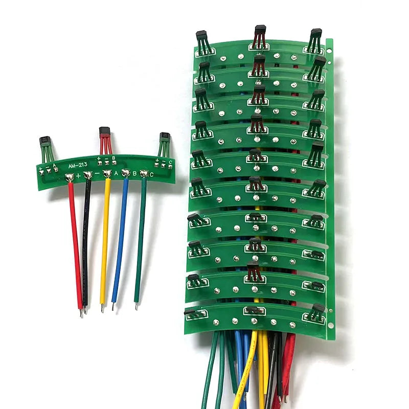 213 Brushless DC Motor Hall Sensor N602 4601H Hall Electronic Strip Board and Cable, Suitable for New Standard Electric Vehicle