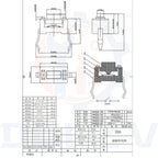 Tact Switch 3X6X4.3MM DIP 2Pin Connectors Push Button 3*6*4.3mm Tactile Switches White