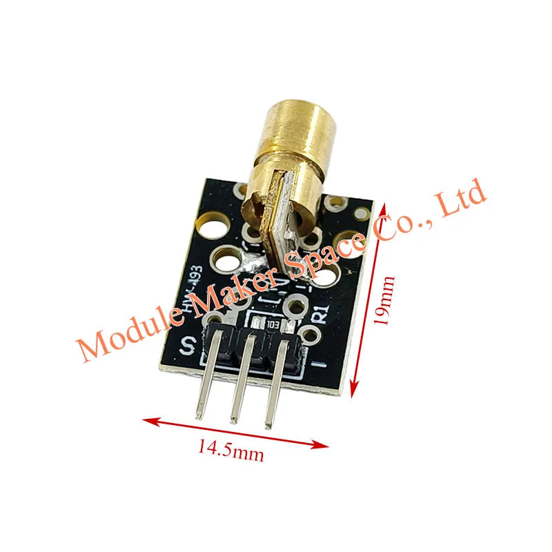 KY-008 650nm Laser sensor Module 6mm 5V 5mW Red Laser Dot Diode Copper Head for