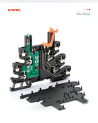 ENMG 1Pcs Slim Relay Modules DIN-Rail SSR Solid State Relay Integrated PCB 6A 2A DC Control DC AC 5V 12V 24V 220V Mount Power 41