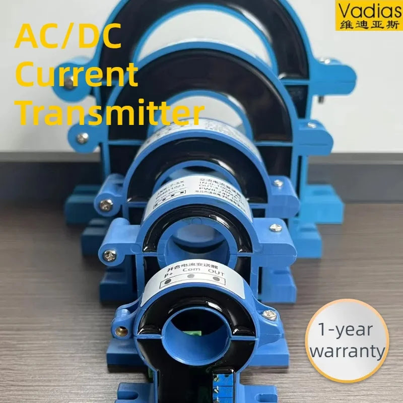 AC/DC Current Transmitter 4-20MA 0-10V RS485 Current Sensor Hall Current Transducer 0-100A 0-200A Current Transducer Transmitter
