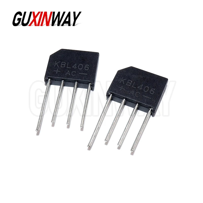 5PCS New 2A 3A 4A 6A 8A 10A 15A 600V 800V 1000V Diode Bridge Rectifier KBP206 210 310 KBL406 410 608 610 KBU810 1010 1510