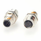 M12 Micro-C A-code 5-pin Signal Network Bulkhead Connector for Phoenix Contact Belden CAN DeviceNet NMEA2000 GPS Navigation PLC