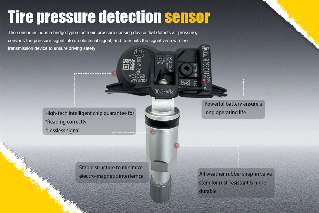 Tire Pressure Monitoring Sensor TPMS PMV-E100 For Toyota RAV4  Corolla Lexus Compatible With 42607-02090 42607-53040 42607-12020