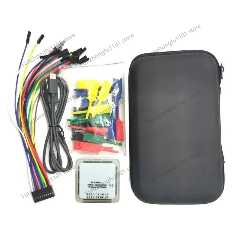 for Neuer FX3 USB3.0 Mini Type-C USB 100 MHz 16 Channel Logic Analyzer for Sigrok PulseView compatible with electronics
