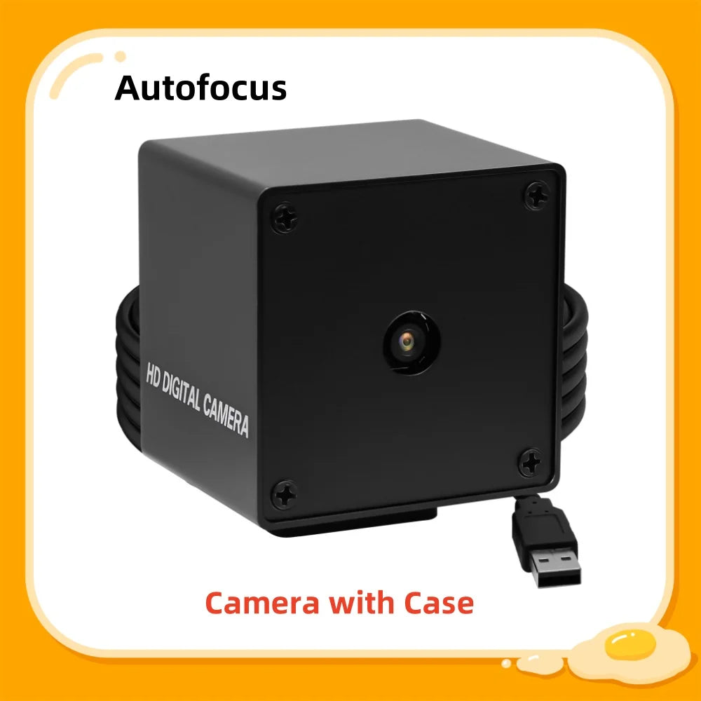 ELP Autofocus USB Camera 16MP Ultra HD Webcam IMX298 Sensor Mini Camera with 68 degree No Distortion Lens