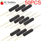 50PCS Reed Switch GPS-11A 11mm Plastic Anti-Interference Normally Open Magnetic Control Switch