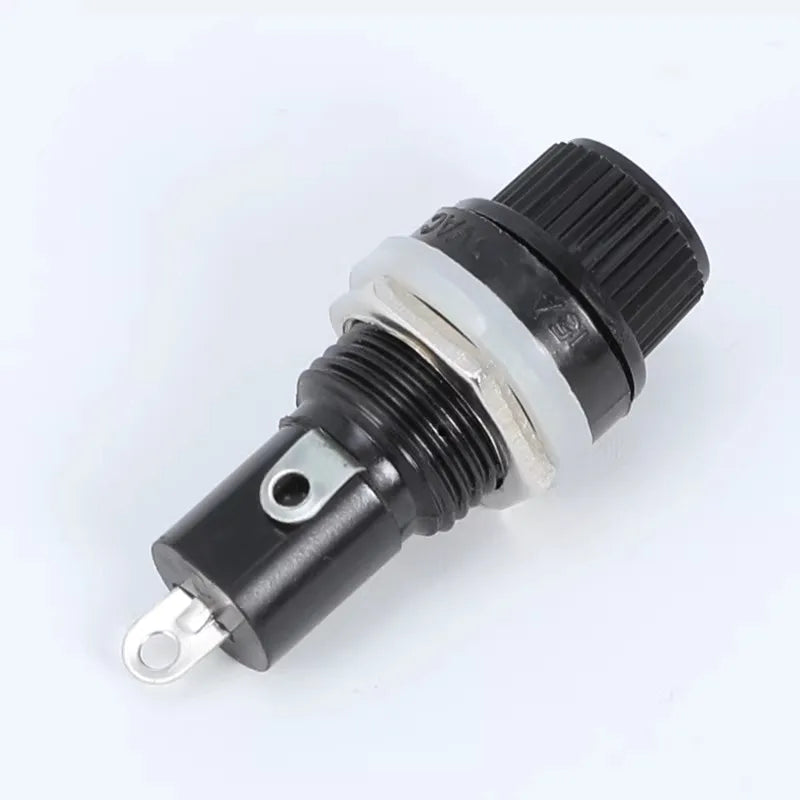 5/10PCS Panel Installation Type Glass Tube Fuse Holder 5x20/6x30mm Electrical Safety Fuse Socket Replacement Accessories