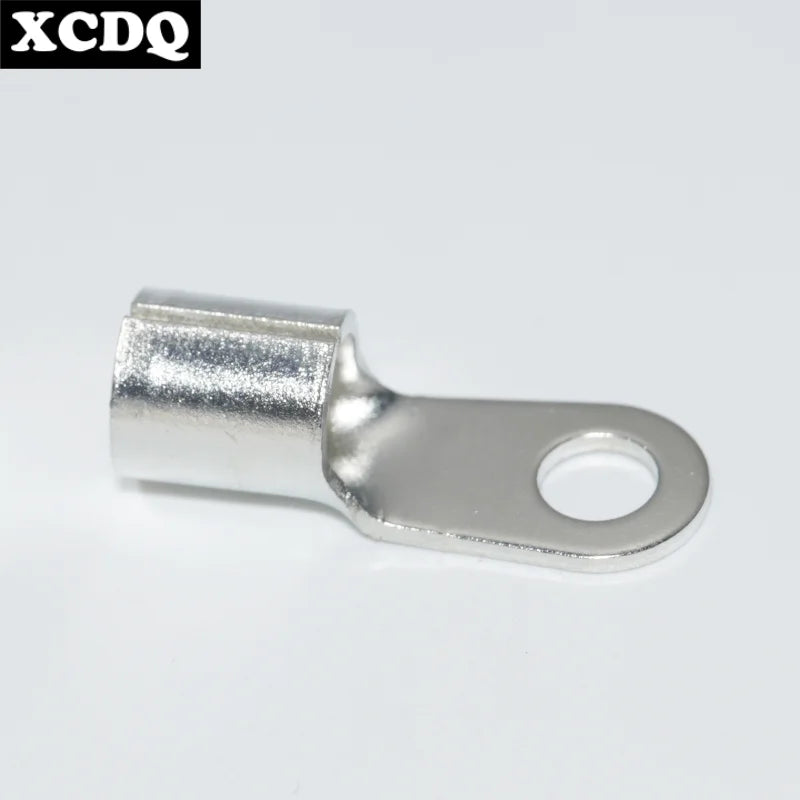 100pcs RNB Brass Ring Bare Terminal Block Connector Cable Lugs Wire Crimping Tips Electrical Connection Strips 12V 2.5mm 4mm 6mm