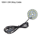 1Pcs USB Plug DC5V LED Light Source SMD5730 LED Light Beads Ring Chip with Black 1.5M Switch Cable 5W 10W 12W White /Warm Light.