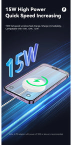 Essager 15W Magnetic Qi Wireless Chargers Fast Charging  for iPhone 14 13 12 Pro Max PD Fast Charging For Xiaomi Pad Adapter