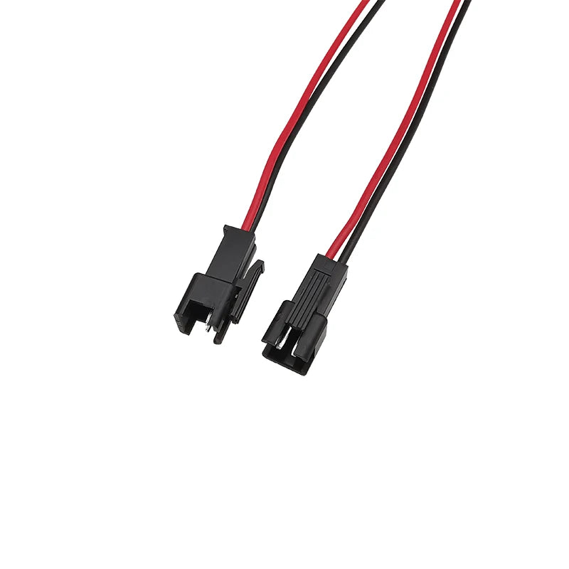 10Pairs JST SM 2 Pin 2.54mm Pitch Male and Female Plugs Wire Connector For LED Strips Lamp, Length 10/15/20CM
