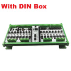 DC7-30V ESP32 Expansion Board 16CH Opto Isolated NPN Input 16CH 3A MOS PWM Output RS485 DIN Rail Optional Controller