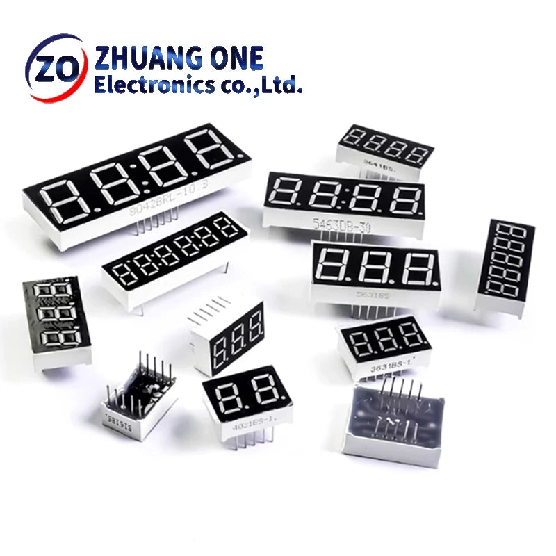 5pcs 0.28 0.36 0.4 0.56 Inch Digital Tube LED Display 1Bit 2Bit 3Bit 4Bit Display Common Anode / Cathode 7 Segment  Led Display