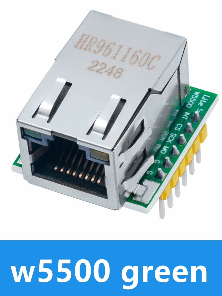 BS 1PCS  W5500 Ethernet network module hardware TCP / IP 51 / STM32 microcontroller program over W5100