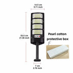 9990000000LM Most Powerful LED Solar Light Outdoor Motion Sensor Solar Lights IPX67 Waterproof Solar Street Lamp Garden Lantern