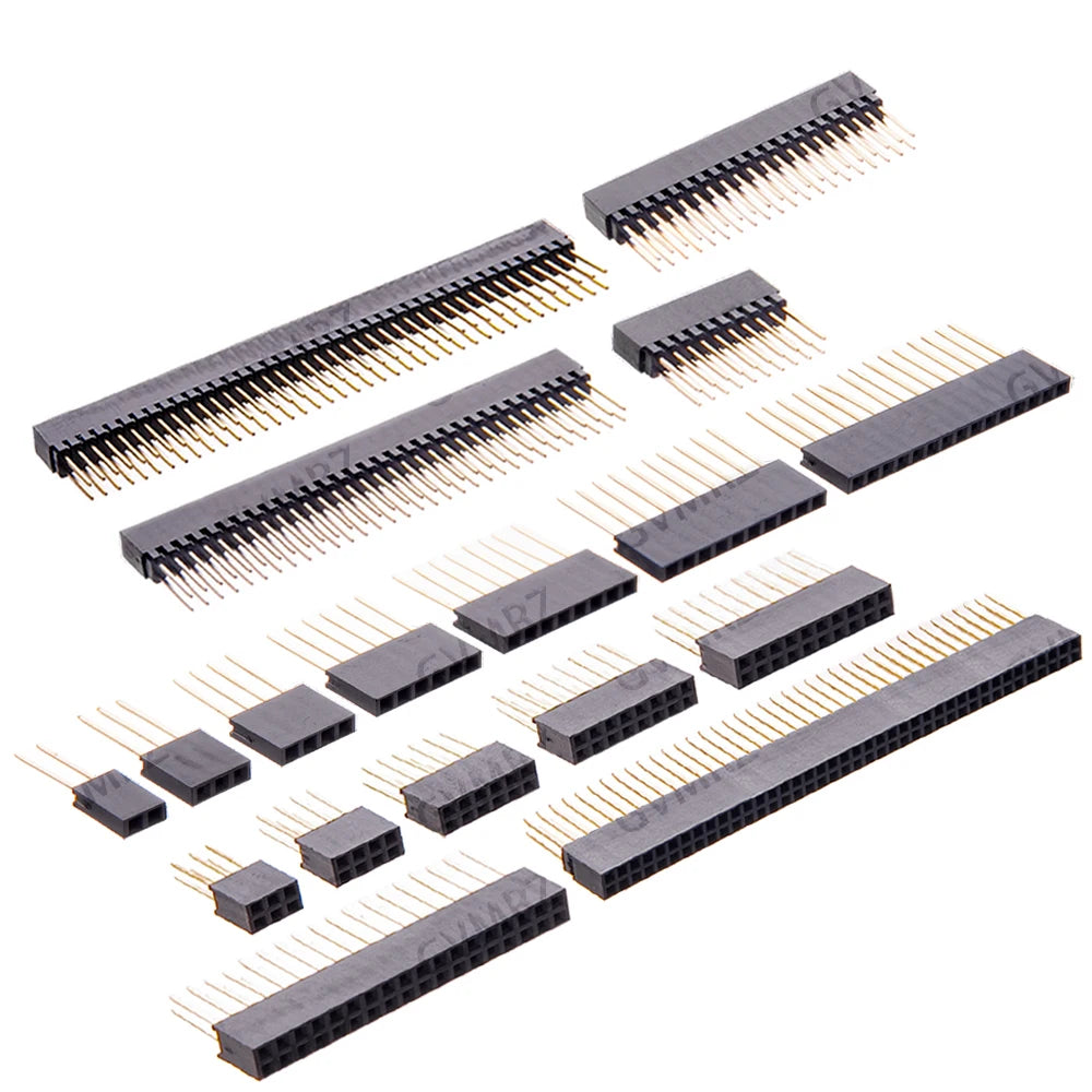 2/3/4/6/8/10/15 Pin 2.54 mm Stackable Long Legs Femal Header For Arduino Shield 4/6/8