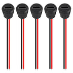 5PCS Type-C Female 2 Pin Type-C Female Socket Connector Waterproof Jack Female Charging Port 3A USB-C Charger Plug Socket