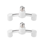 1Pcs E27 LED Bulb Lamp Holder 85-285V 2 Heads E27 Base Socket Splitter LED Lamp Socket Light Bulb Adapter Holder Converter