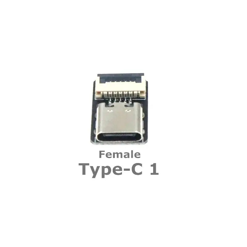 FFC Mini Micro USB Extension Type-C Ribbon Cable 90 FPV Slim Flat Soft Flexible FPC Charge FPV Brushless Handheld Gimbal Monitor