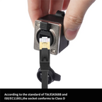 ABT-RJ45 Network Female Straight Coupler Converter Ethernet Extension Adapter, RJ45 Feedthrough Coupler